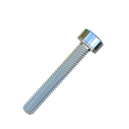 M3-0.50 Socket Head Cap Screw, Plain Titanium, 20 Mm Length